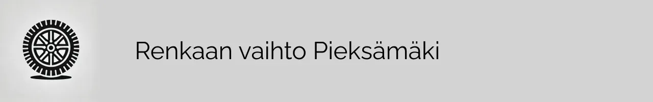 Renkaan vaihto Pieksämäki